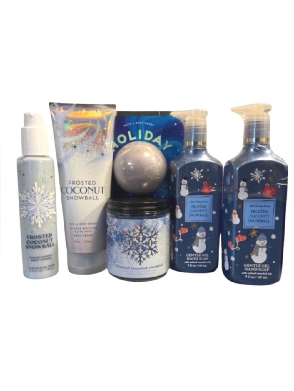 Frosted Coconut Snowball Set